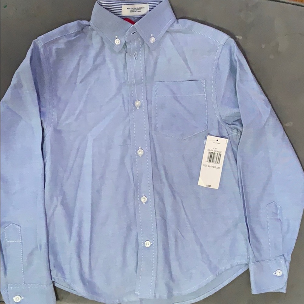 Dressy blue shirt